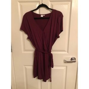 Maroon Romper